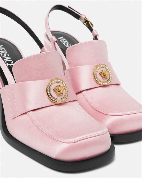 versace pink loafers|Versace loafers platform.